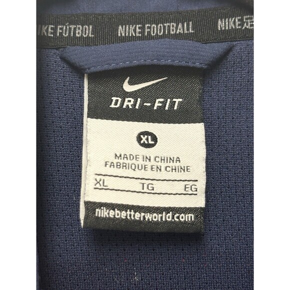Nike USA National Team Soccer Jacket  Womens  XL Navy Football Training Fleece - Picture 9 of 16